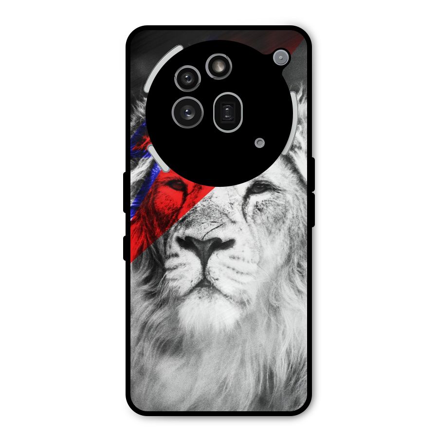 Fearless Lion Metal Back Case for Nothing Phone 3a Pro