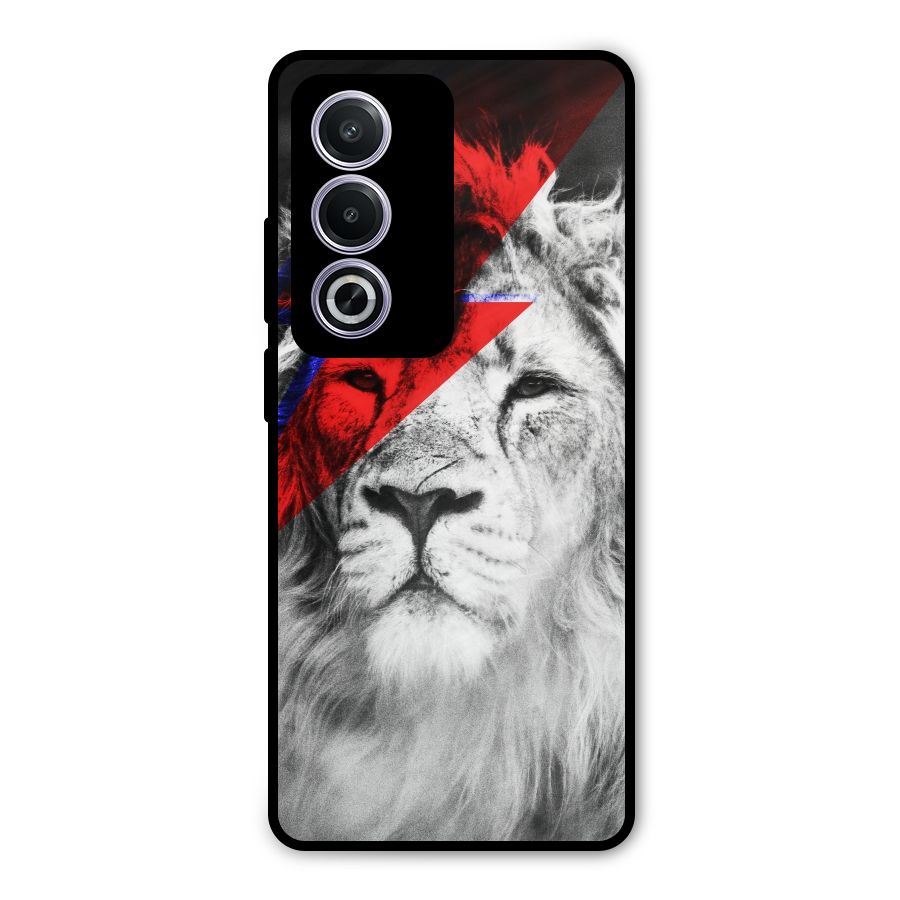 Fearless Lion Metal Back Case for Oppo K12x