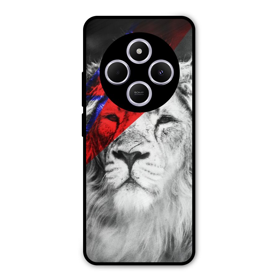 Fearless Lion Metal Back Case for Poco M7