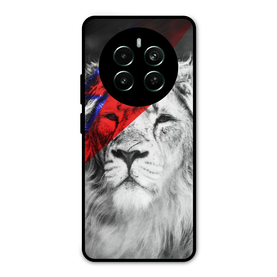 Fearless Lion Metal Back Case for Realme 12 Pro Plus