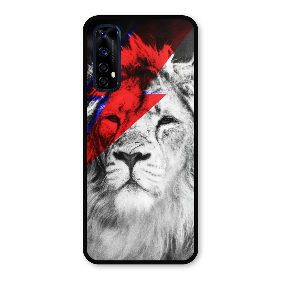 Fearless Lion Metal Back Case for Realme Narzo 20 Pro