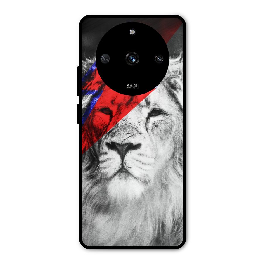 Fearless Lion Metal Back Case for Realme Narzo 60 5G