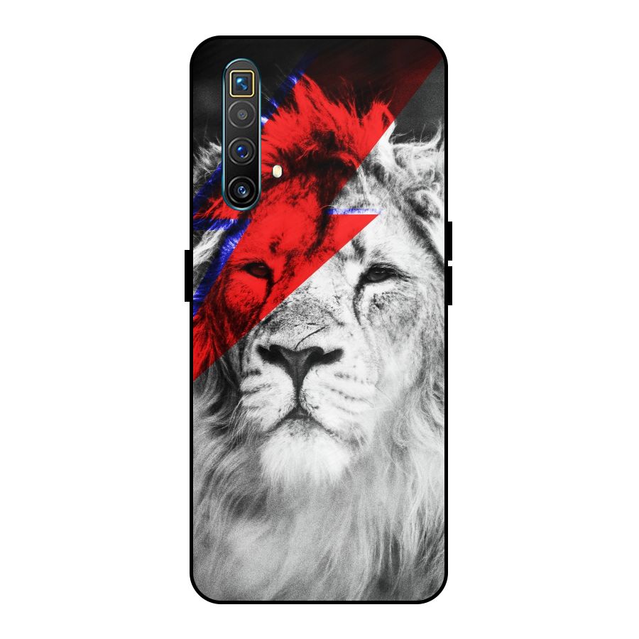 Fearless Lion Metal Back Case for Realme X3