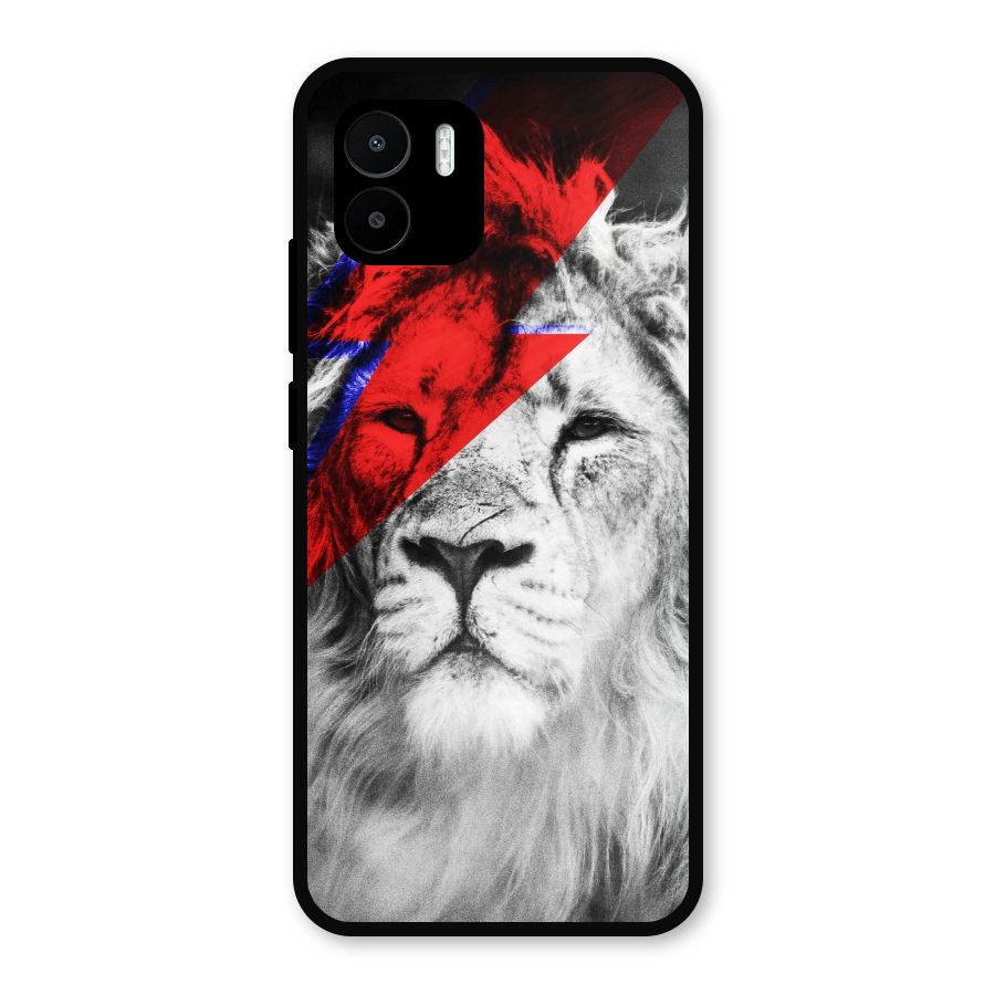 Fearless Lion Metal Back Case for Redmi A2