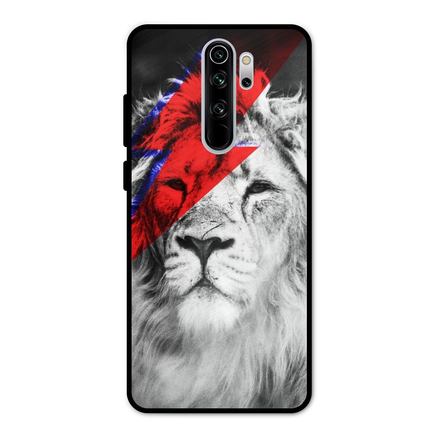 Fearless Lion Metal Back Case for Redmi Note 8 Pro