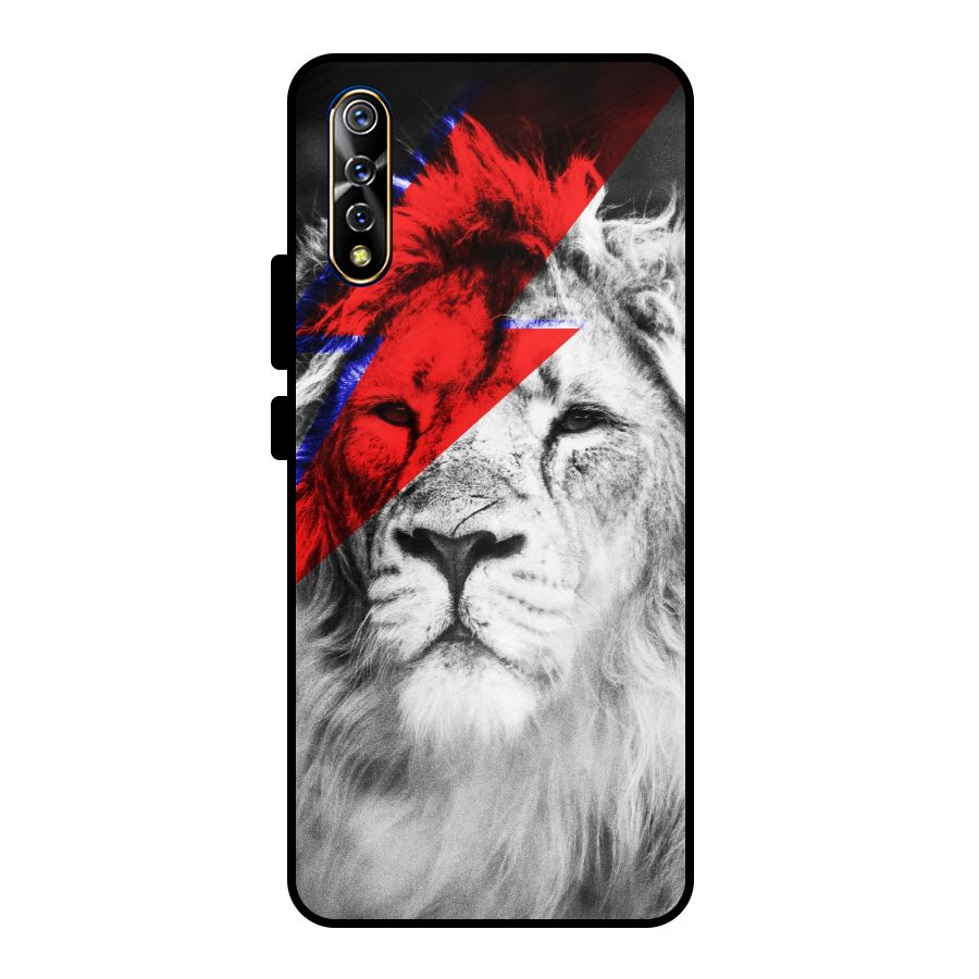 Fearless Lion Metal Back Case for Vivo S1