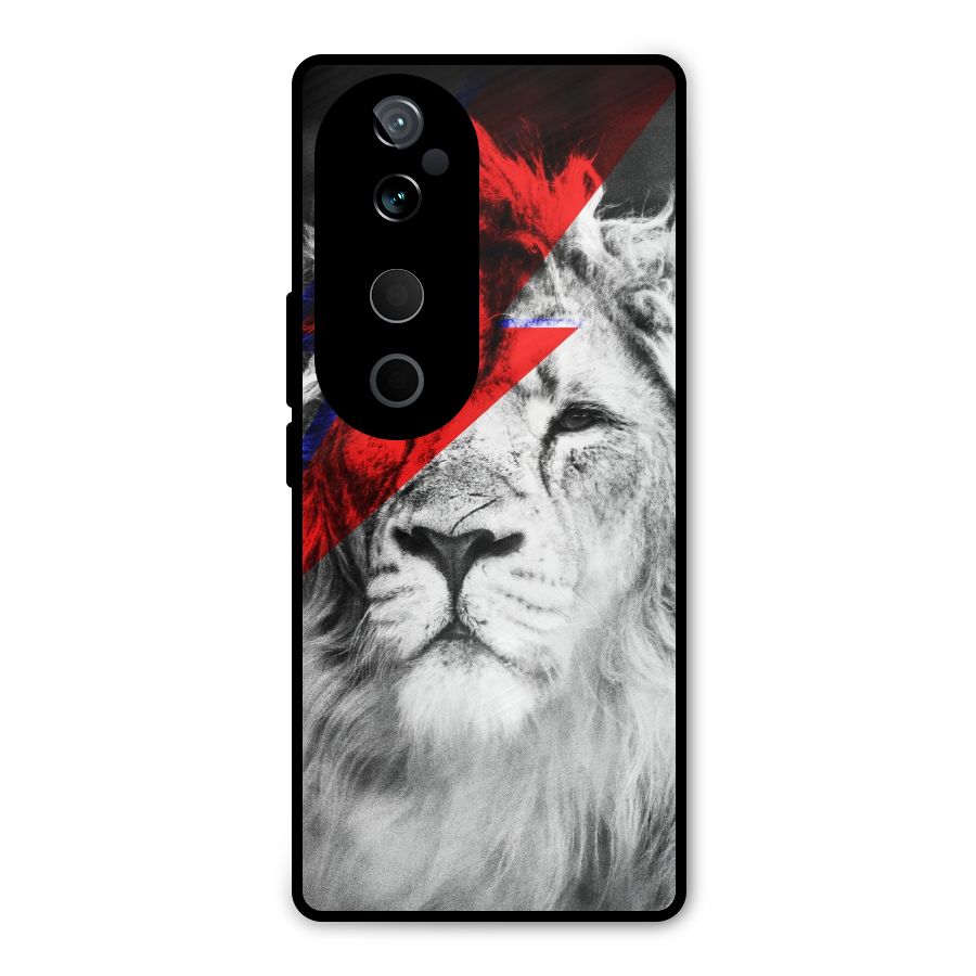 Fearless Lion Metal Back Case for Vivo T3 Ultra