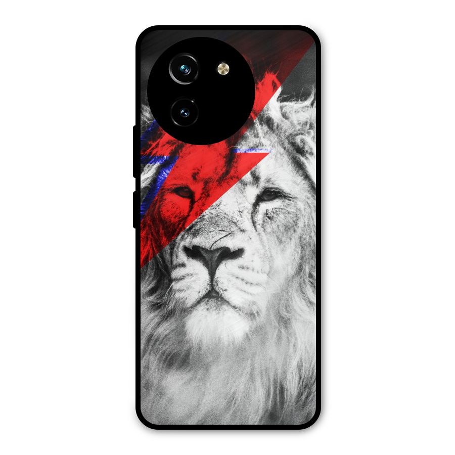 Fearless Lion Metal Back Case for Vivo T3x