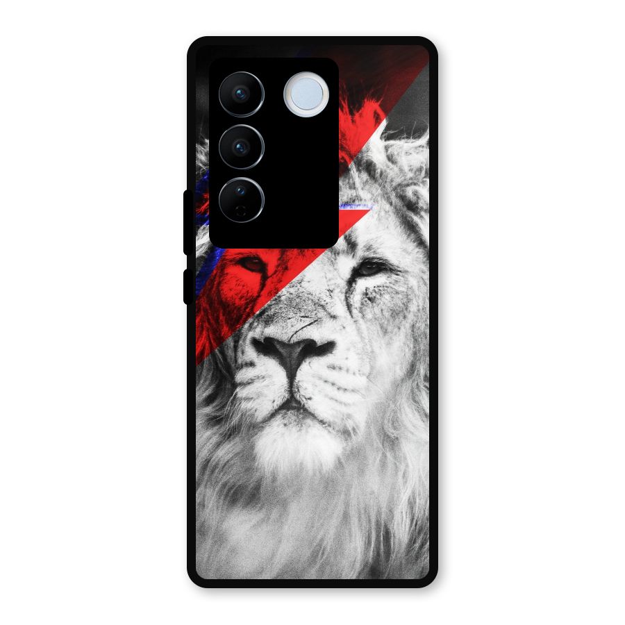 Fearless Lion Metal Back Case for Vivo V27