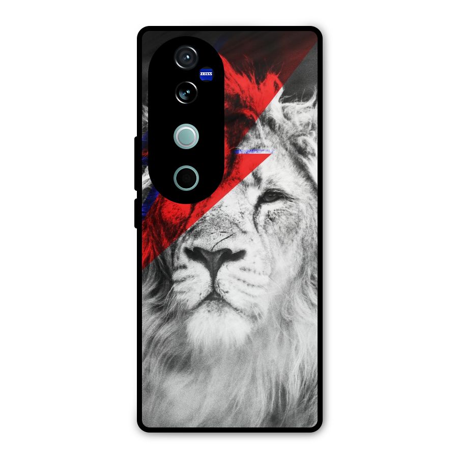 Fearless Lion Metal Back Case for Vivo V40 Pro