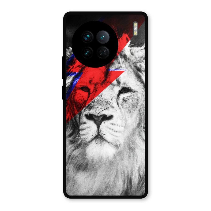 Fearless Lion Metal Back Case for Vivo X90