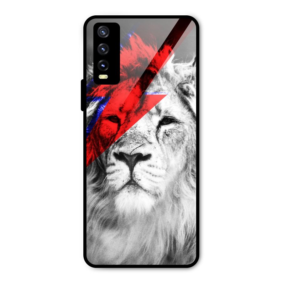 Fearless Lion Metal Back Case for Vivo Y20g