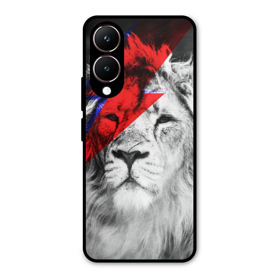 Fearless Lion Metal Back Case for Vivo Y28