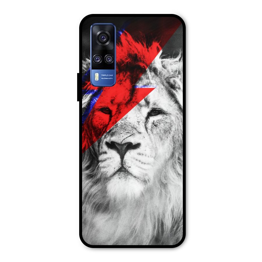 Fearless Lion Metal Back Case for Vivo Y51A