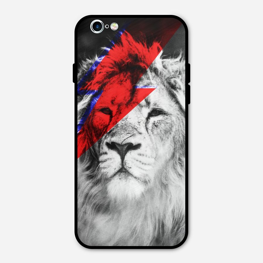 Fearless Lion Metal Back Case for iPhone 6 6s