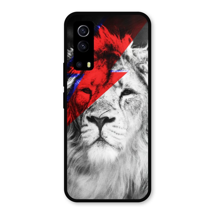 Fearless Lion Metal Back Case for iQOO Z3