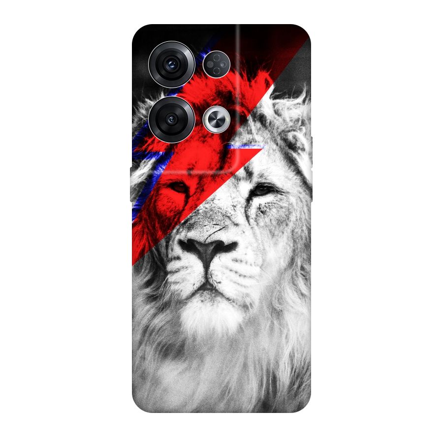 Fearless Lion Original Polycarbonate Back Case for Oppo Reno8 Pro 5G