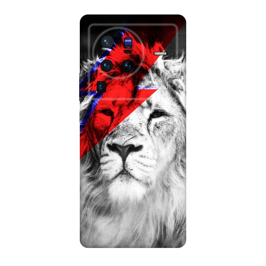 Fearless Lion Original Polycarbonate Back Case for Vivo X80