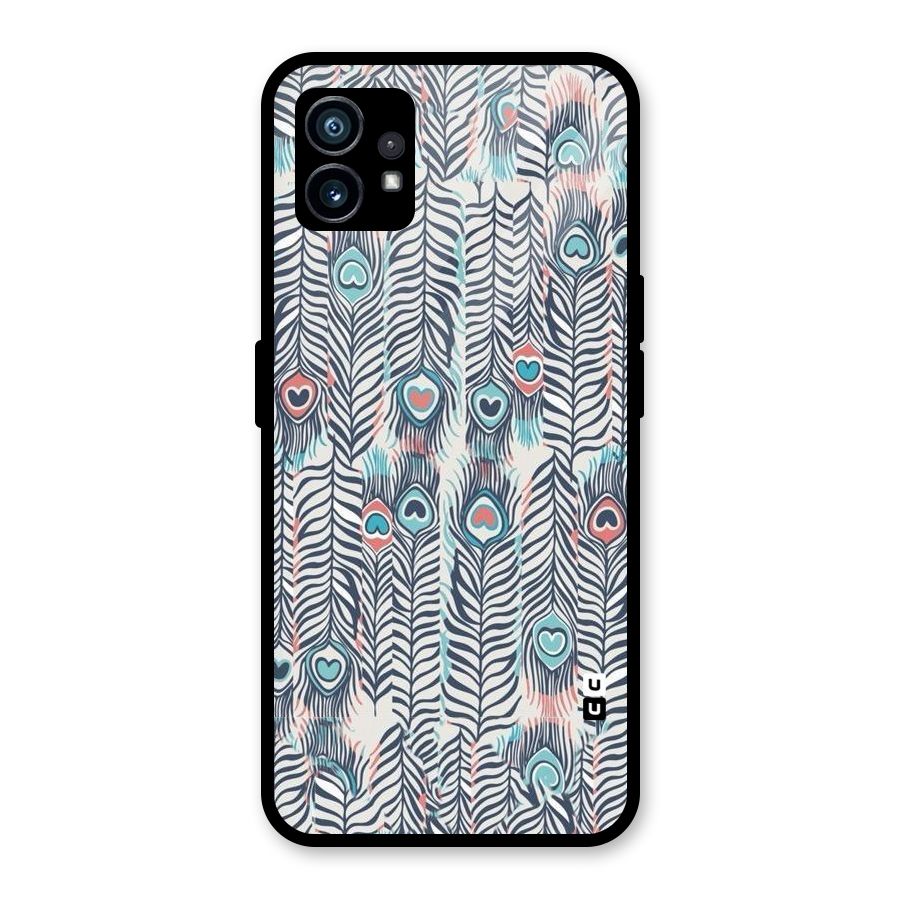 Feather Art Glass Back Case for Nothing Phone 1
