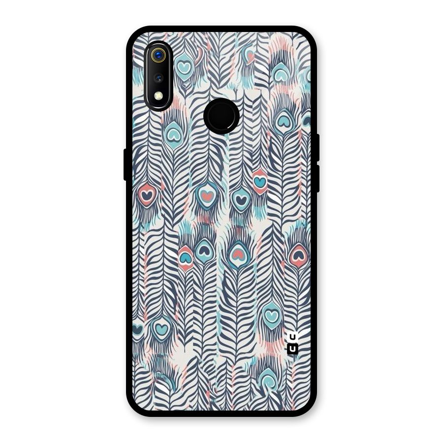 Feather Art Glass Back Case for Realme 3i