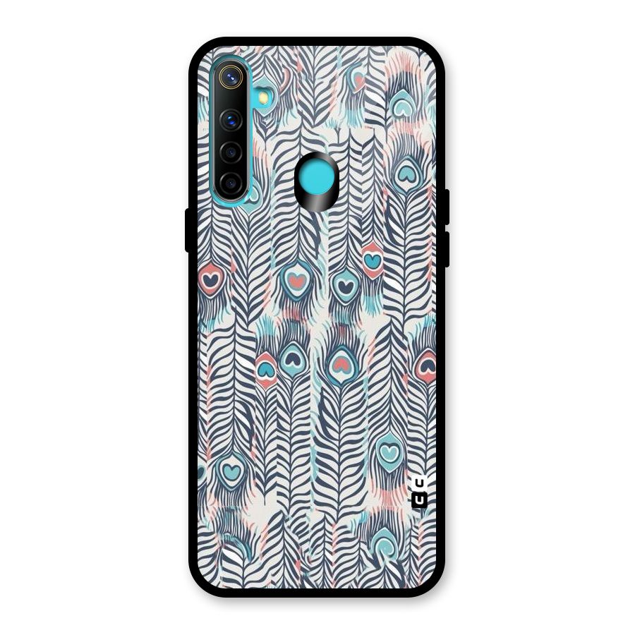Feather Art Glass Back Case for Realme 5