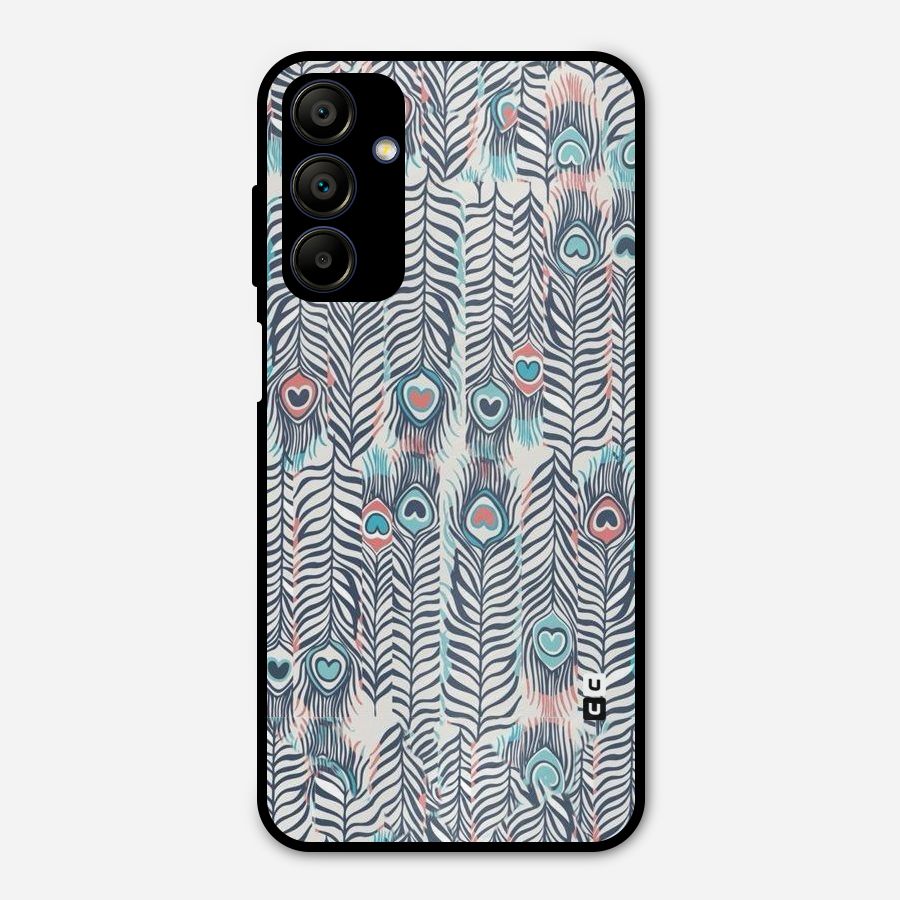 Feather Art Metal Back Case for Galaxy A15 5G