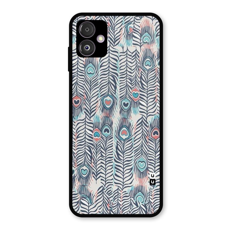 Feather Art Metal Back Case for Galaxy F14