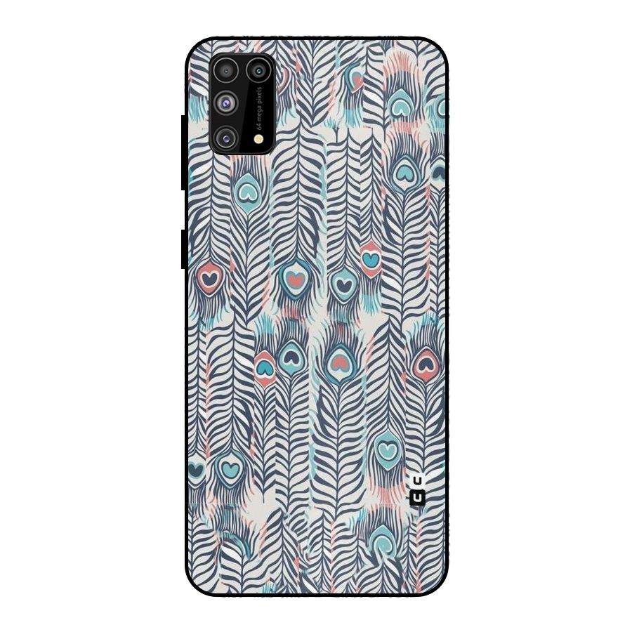 Feather Art Metal Back Case for Galaxy F41