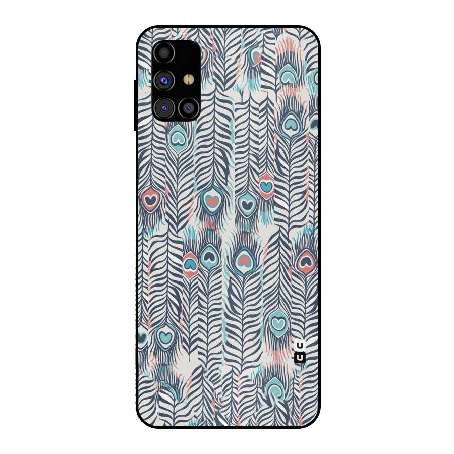 Feather Art Metal Back Case for Galaxy M31s