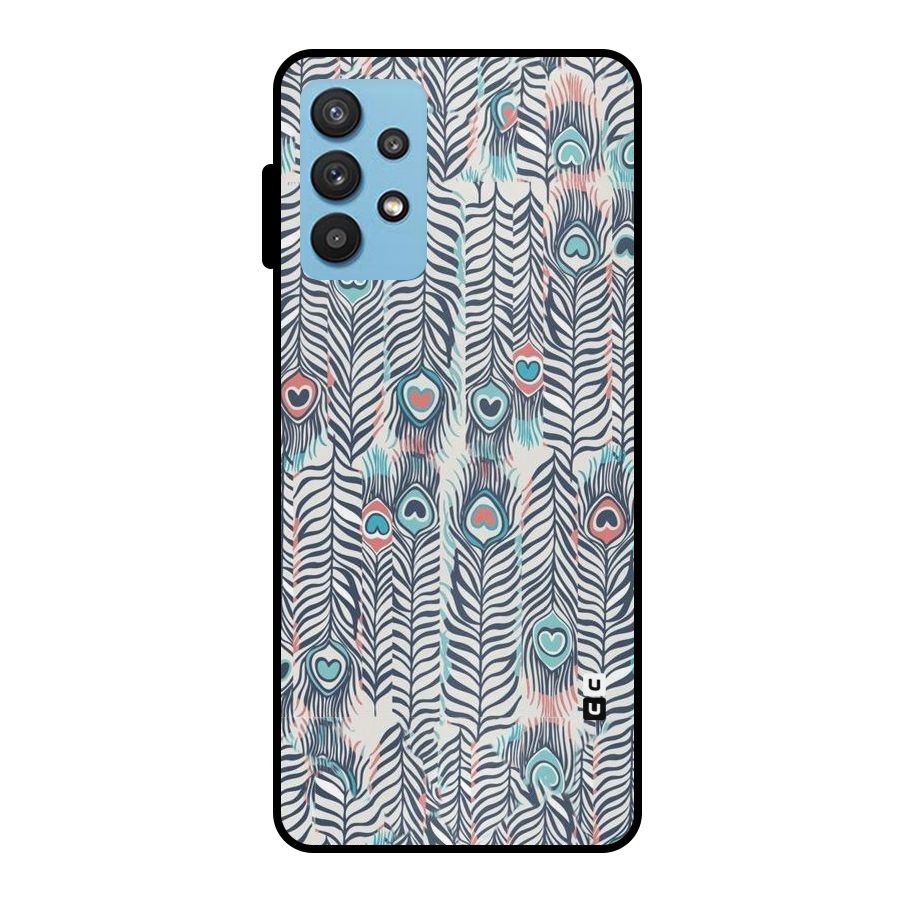 Feather Art Metal Back Case for Galaxy M32 5G