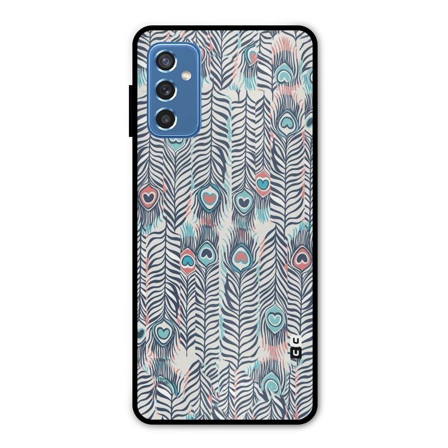 Feather Art Metal Back Case for Galaxy M52 5G