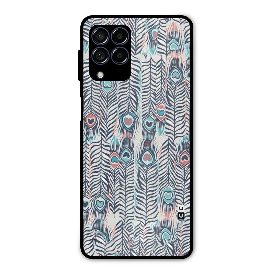 Feather Art Metal Back Case for Galaxy M53 5G