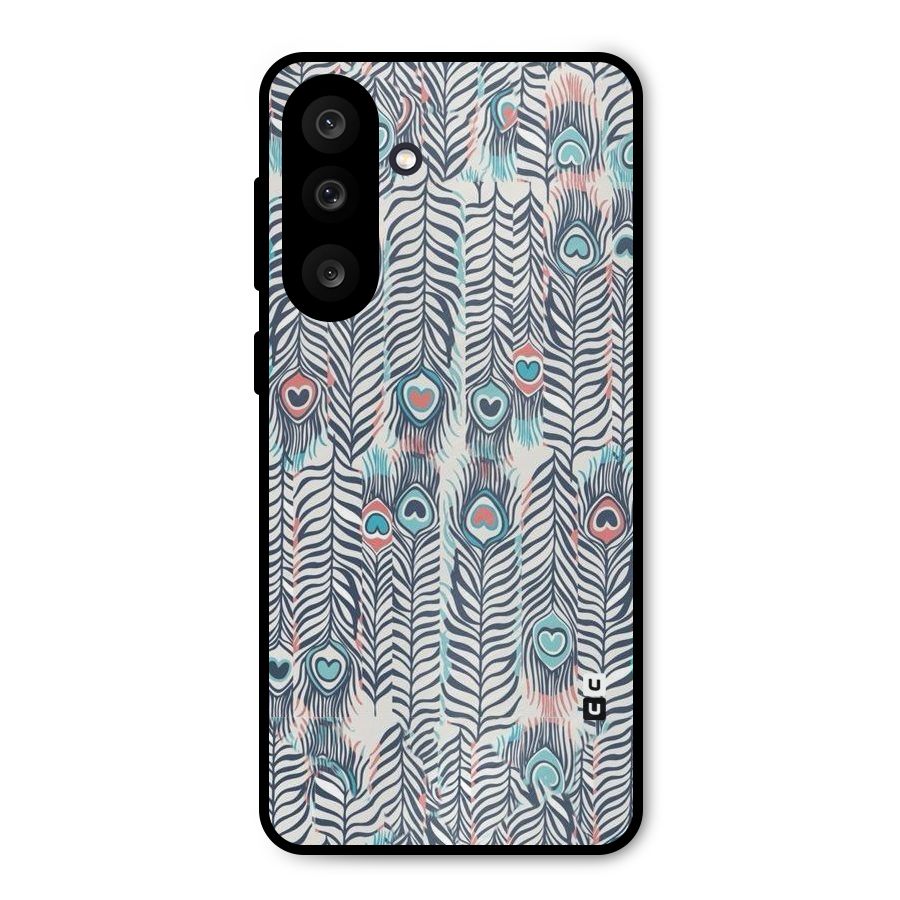 Feather Art Metal Back Case for Galaxy M56