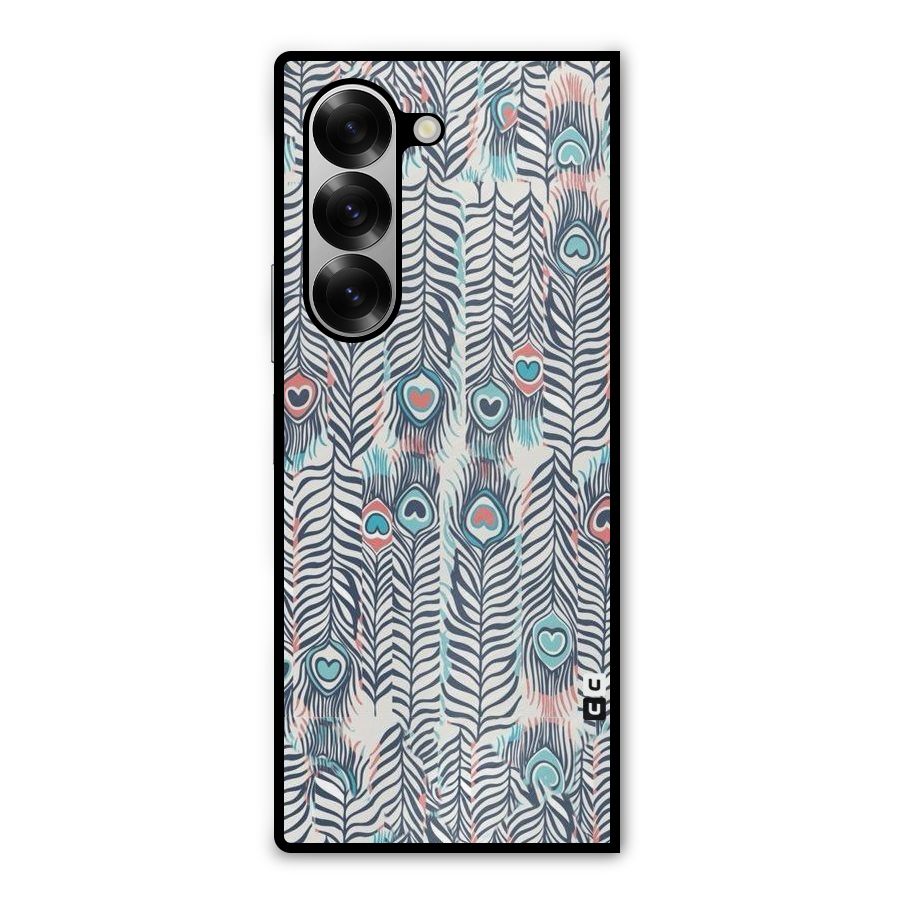 Feather Art Metal Back Case for Galaxy Z Fold6