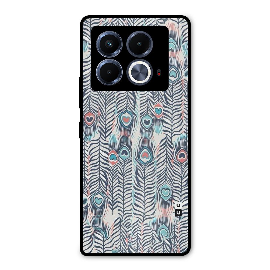 Feather Art Metal Back Case for Infinix Note 40 5G