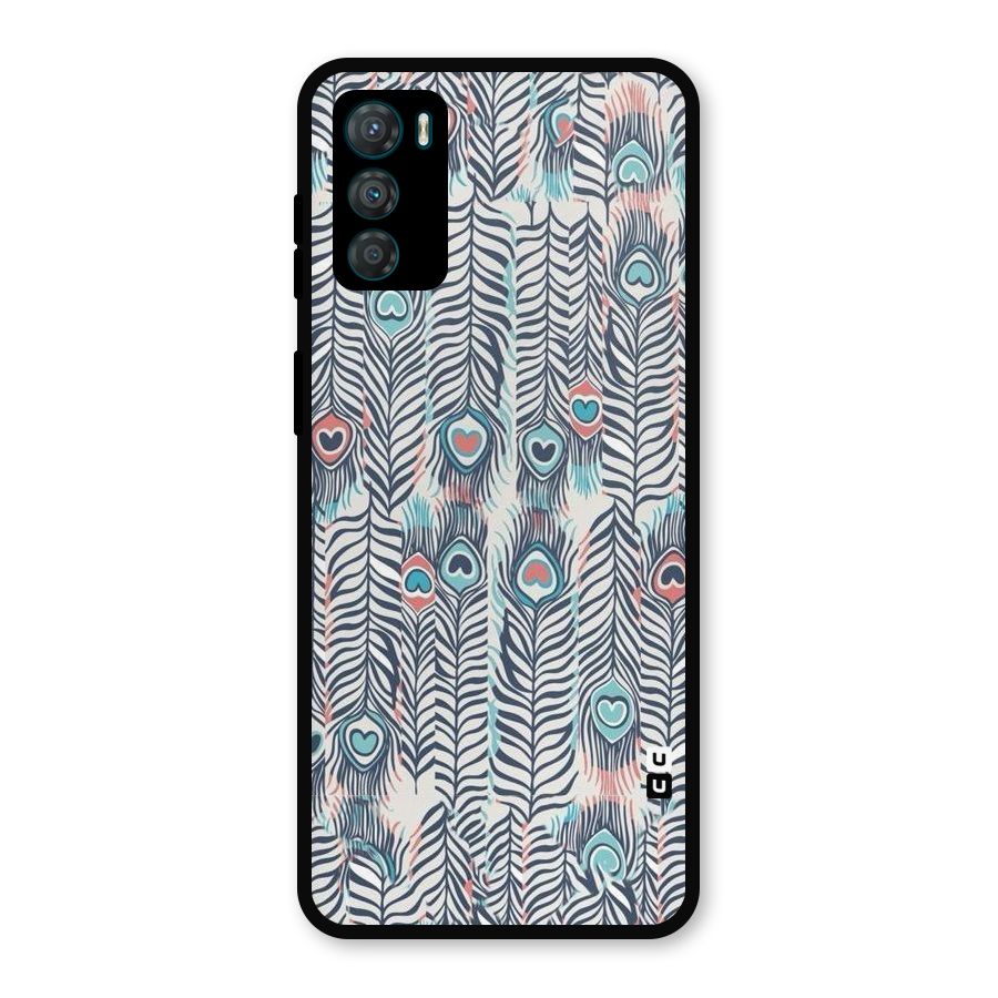 Feather Art Metal Back Case for Moto G42
