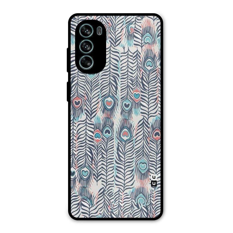 Feather Art Metal Back Case for Moto G62