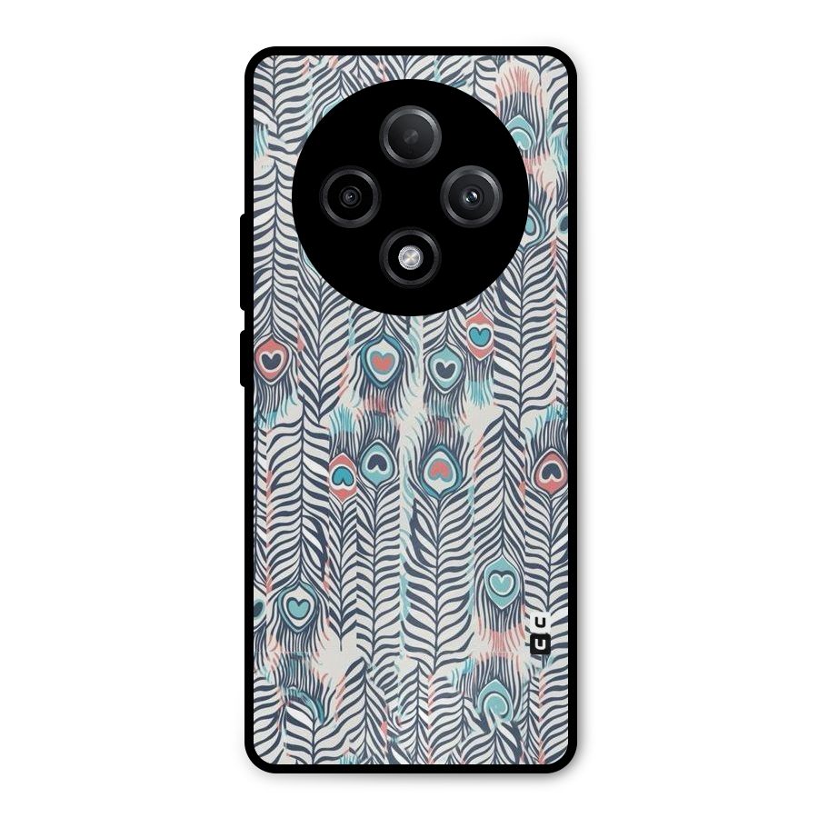 Feather Art Metal Back Case for Oppo F27 Pro Plus