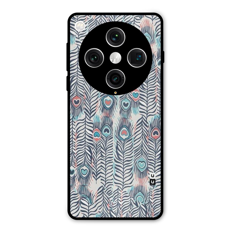 Feather Art Metal Back Case for Oppo Find X8 Pro