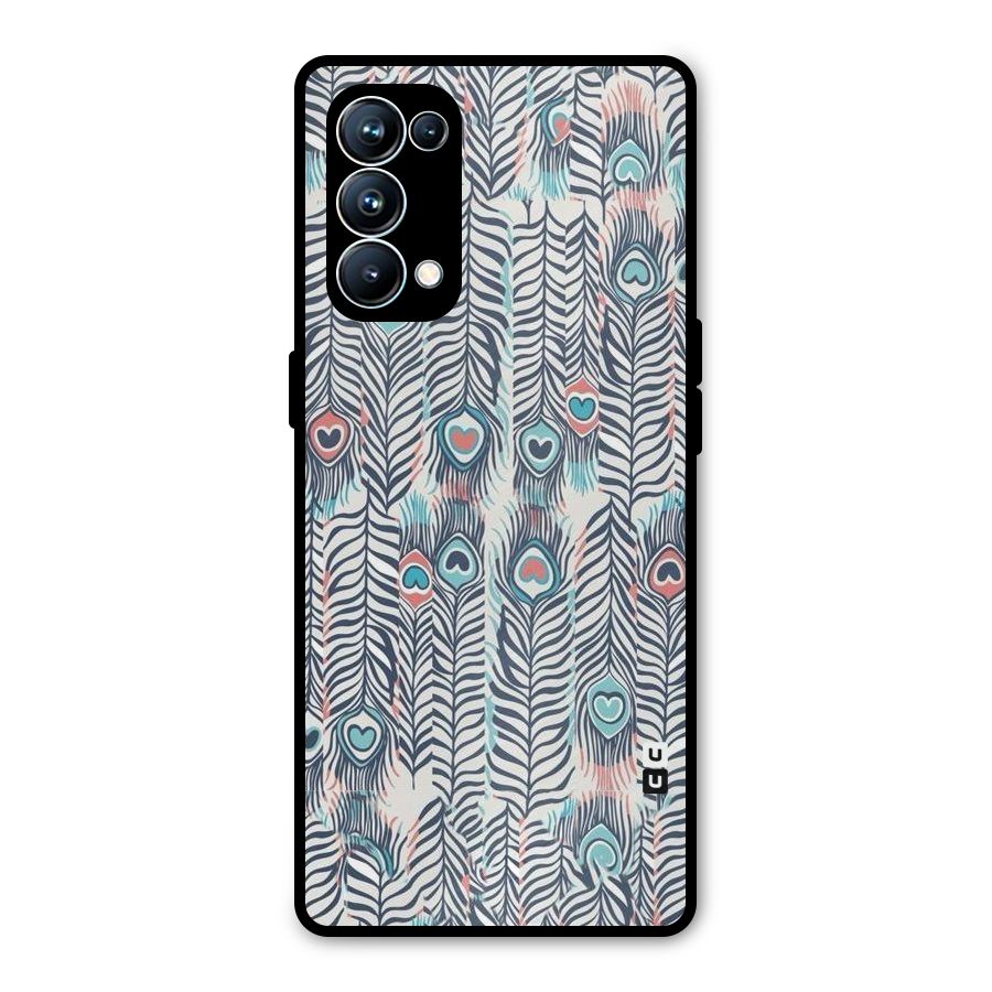 Feather Art Metal Back Case for Oppo Reno5 Pro 5G