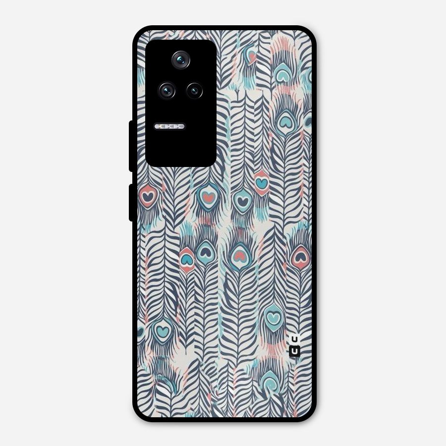 Feather Art Metal Back Case for Poco F4 5G