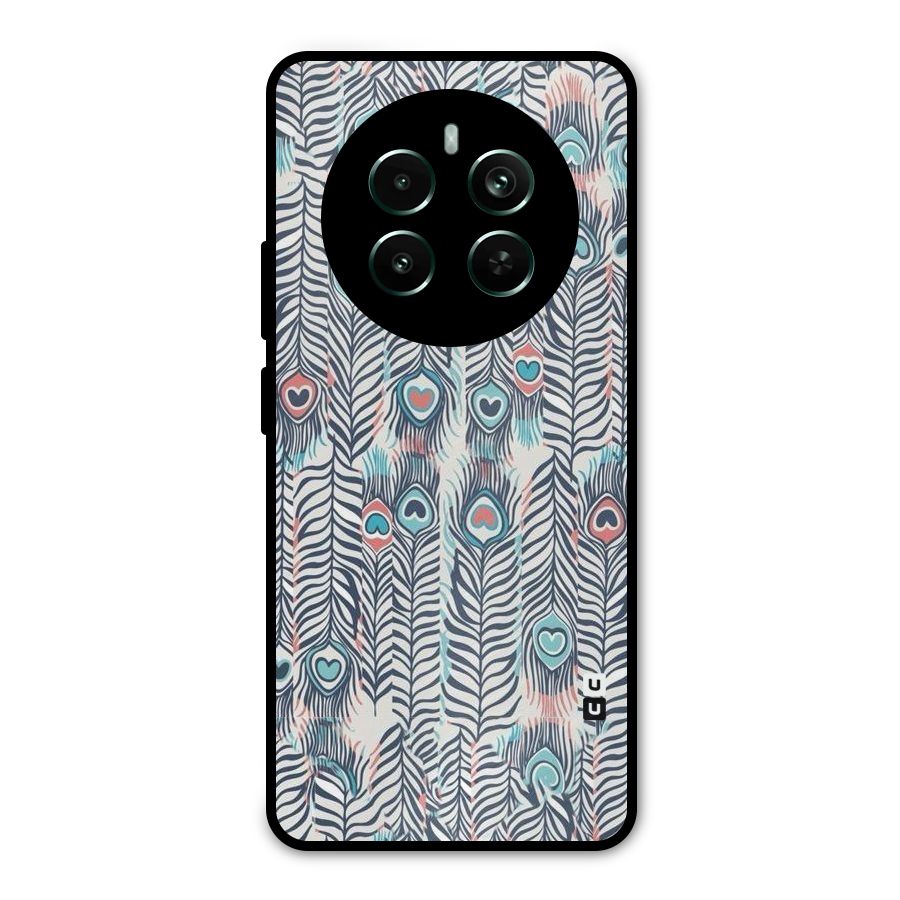 Feather Art Metal Back Case for Realme 12 Pro Plus