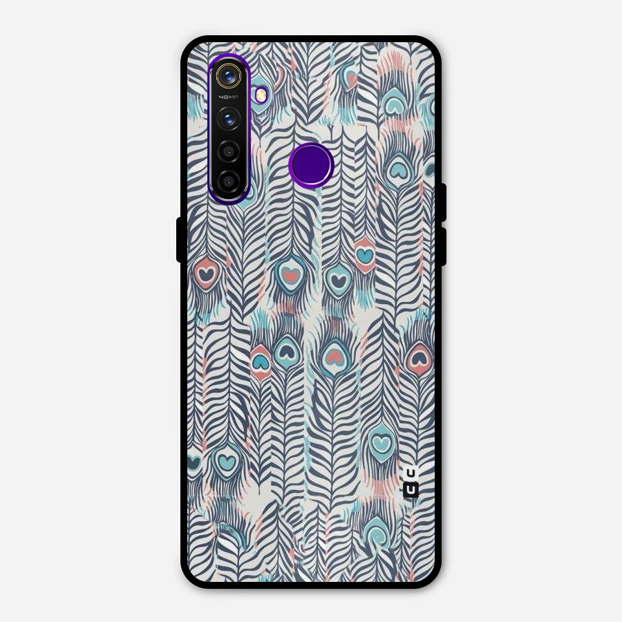 Feather Art Metal Back Case for Realme 5 Pro