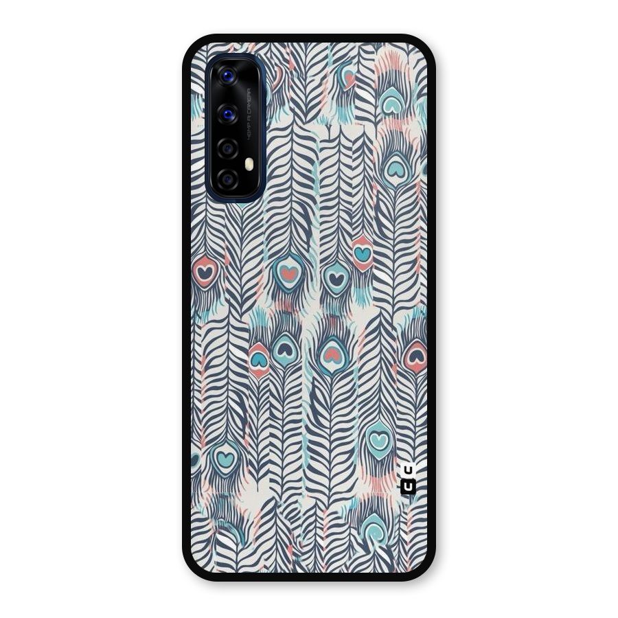 Feather Art Metal Back Case for Realme 7