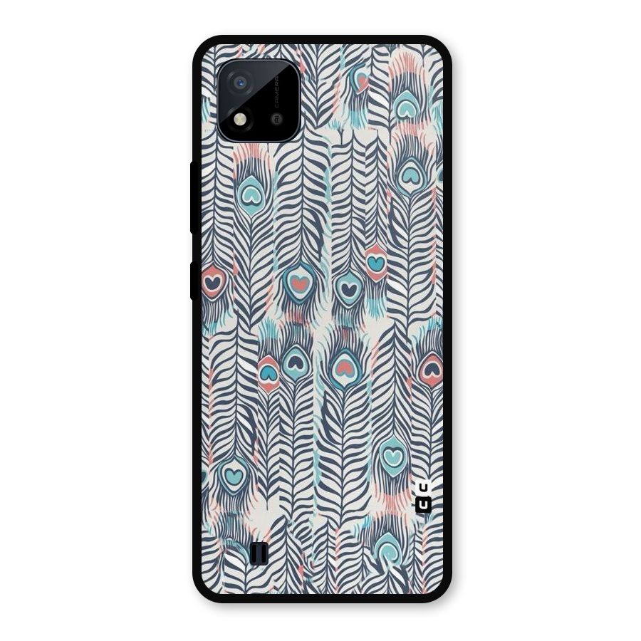 Feather Art Metal Back Case for Realme C11 2021