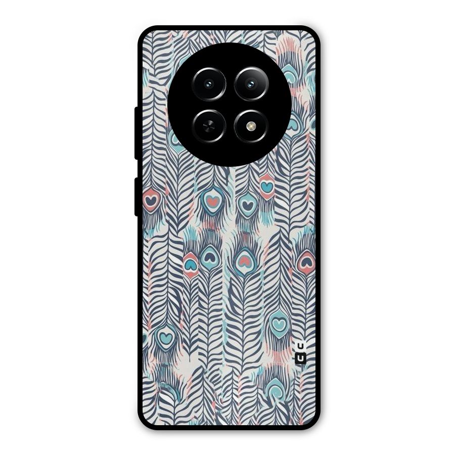 Feather Art Metal Back Case for Realme Narzo N65
