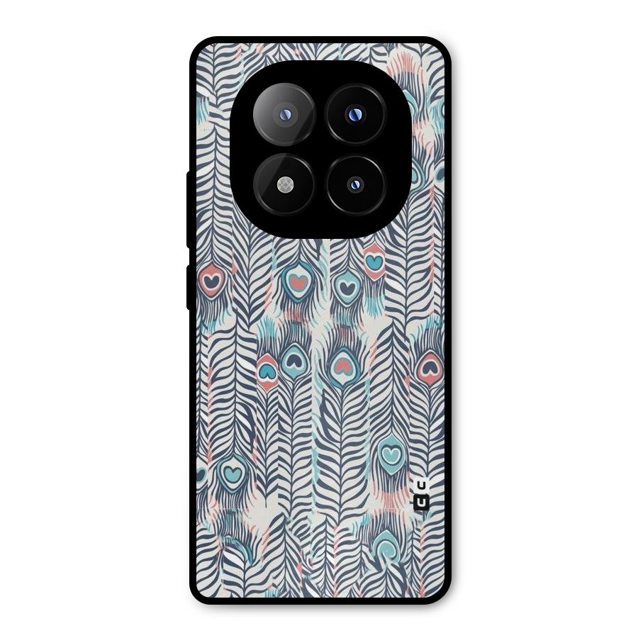Feather Art Metal Back Case for Redmi Note 14 Pro Plus 5G