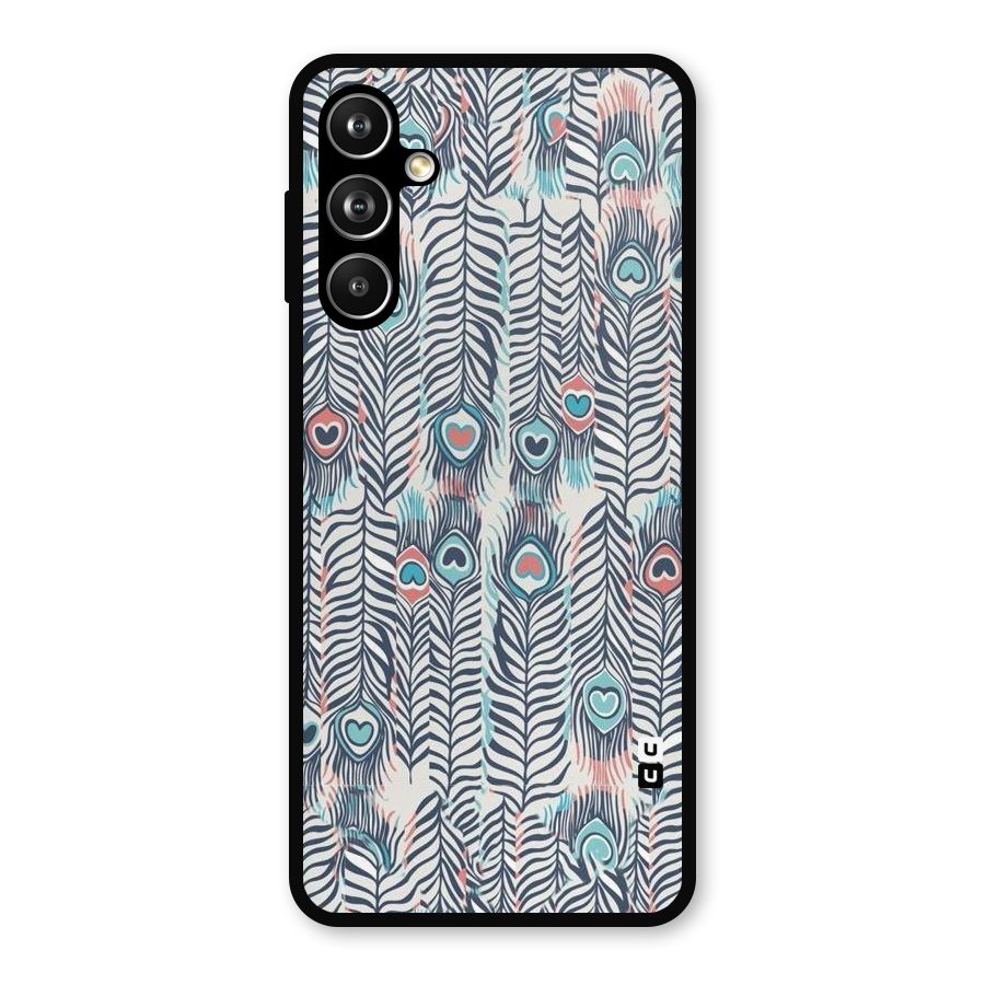 Feather Art Metal Back Case for Samsung Galaxy M54