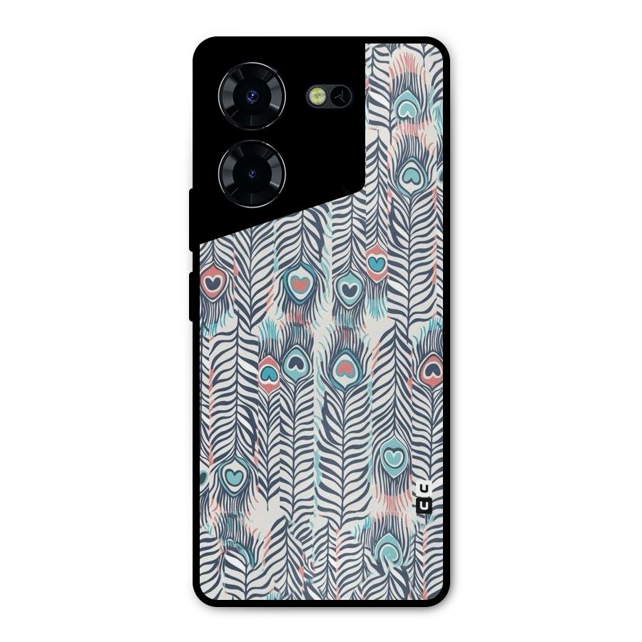 Feather Art Metal Back Case for Tecno Pova 5 Pro 5G