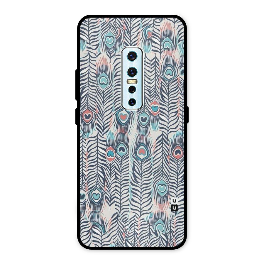 Feather Art Metal Back Case for Vivo V17 Pro
